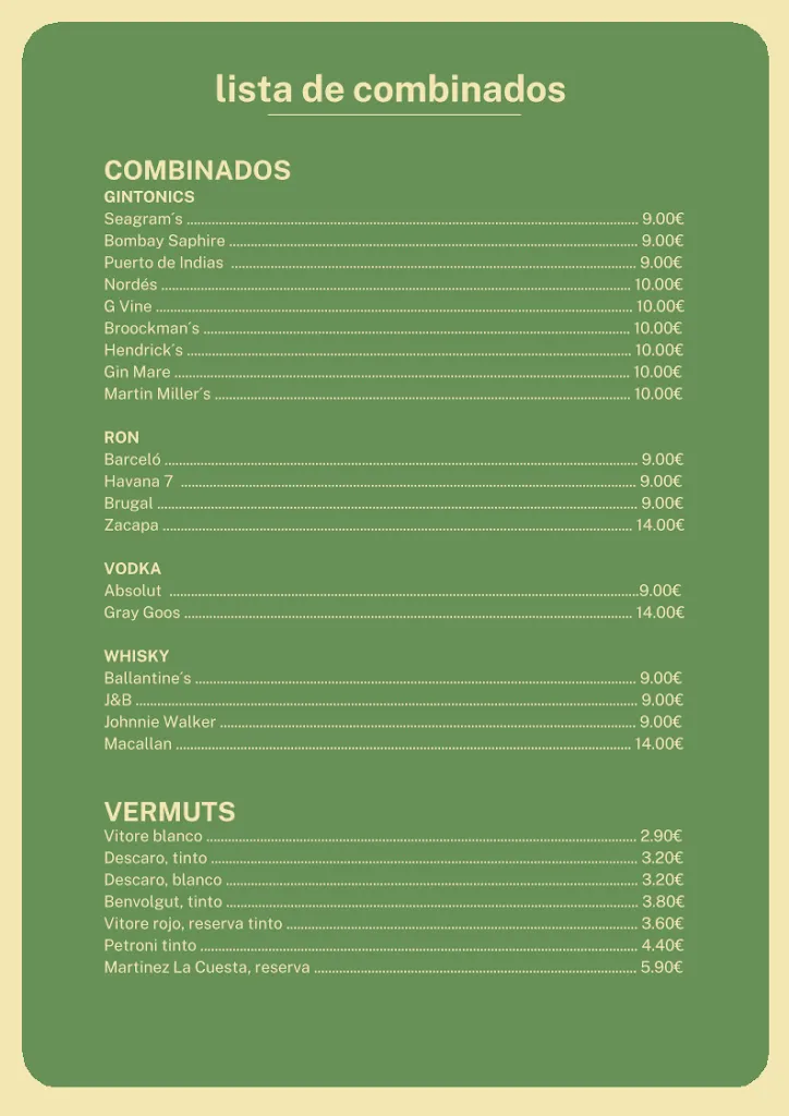 Menu_Bar La Picaeta, Tarongers_Albalat dels Tarongers_image_2