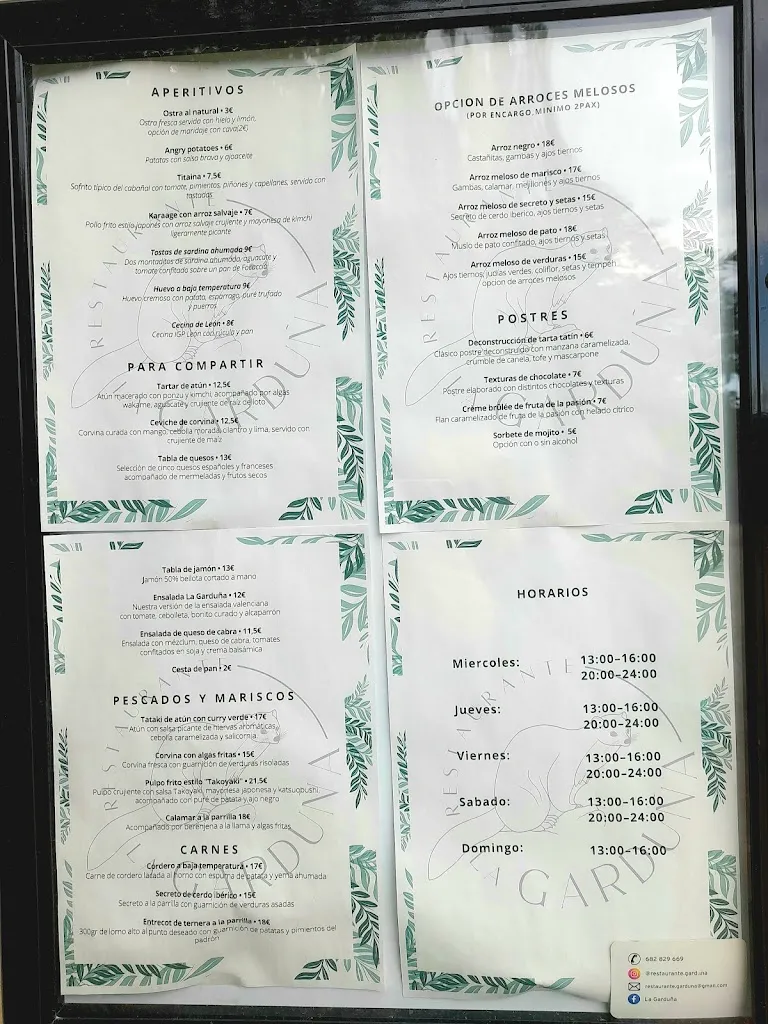 Menu_Restaurante La Garduña_Alborache_image_1