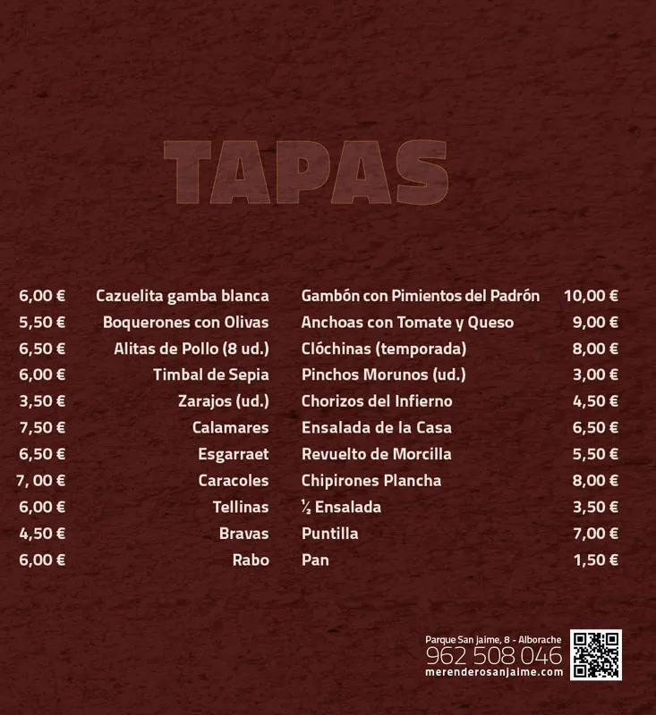 Menu_Merendero San Jaime_Alborache_image_4
