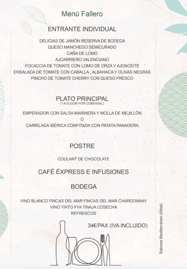 Menu_Mediterráneo Restaurant i Salons_Albal_image_1