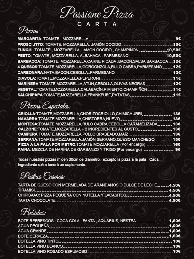Menu_Passione Pizza_Albal_image_1