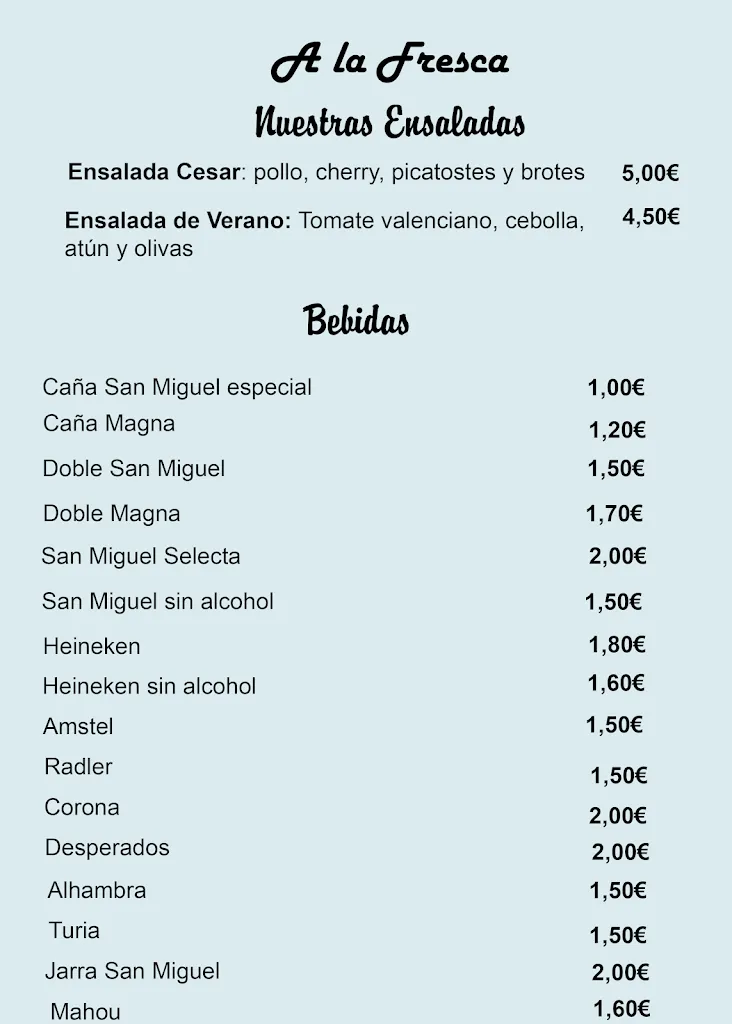 Menu_A La Fresca Albuixech_Albuixech_immagine_3