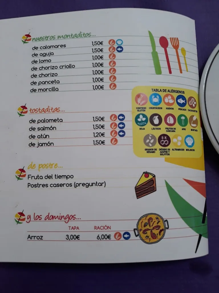 Menu_Bar El Barrio.tapas_Olula del Río_image_2