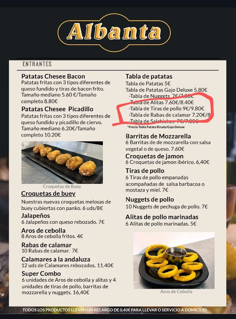 Menu_Albanta Restaurante_Yuncos_image_1