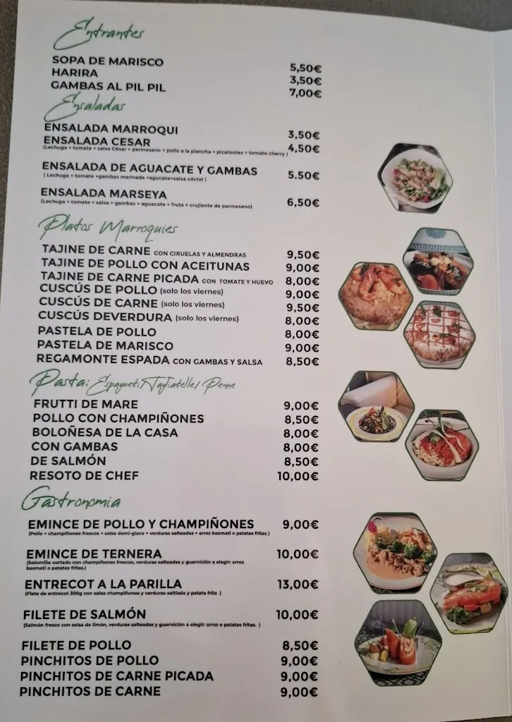 Menu_Bar & Restaurante Marseya_Yuncos_image_1
