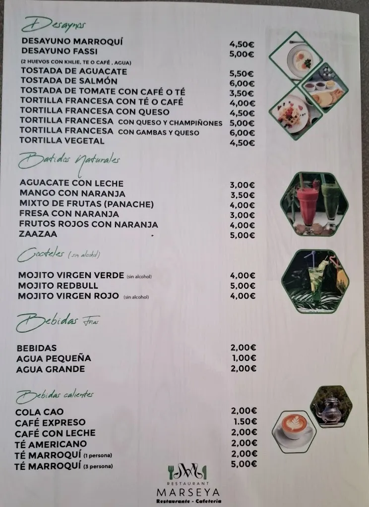 Menu_Bar & Restaurante Marseya_Yuncos_image_3