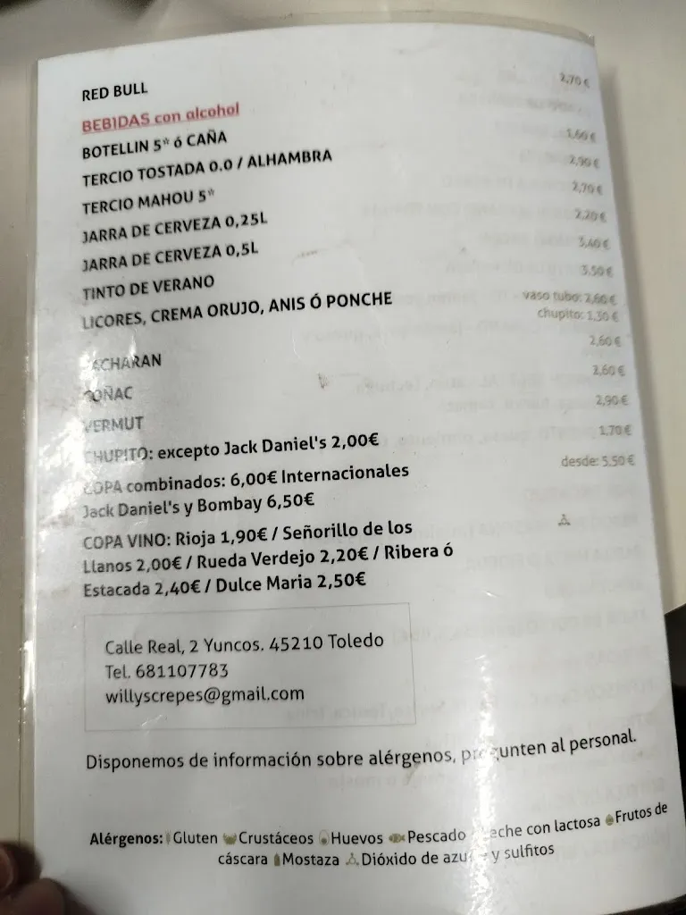 Amanda Gonzalez_Bar Willy's crepes_Yuncos_review