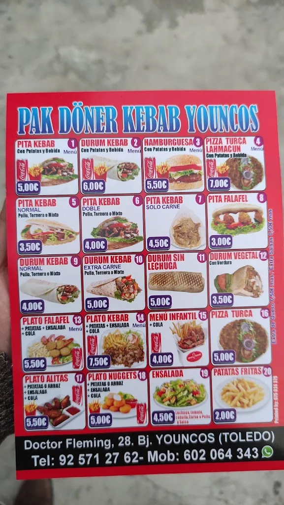 Menu_Pak Doner Kebab_Yuncos_image_2