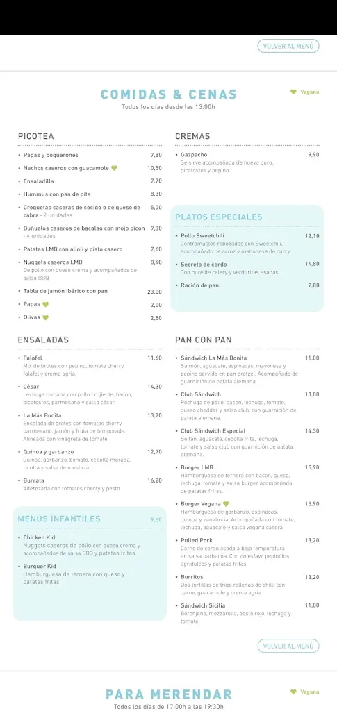 Menu_La Más Bonita_Alboraya_image_3