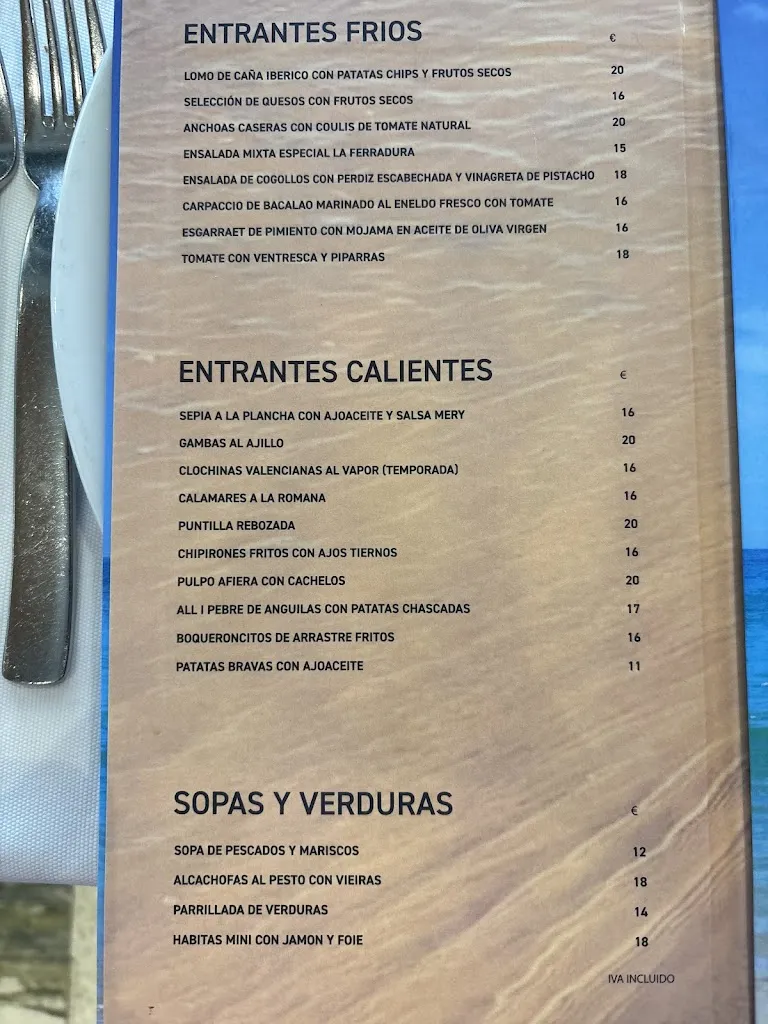 Menu_Restaurant La Ferradura_Alboraya_image_2