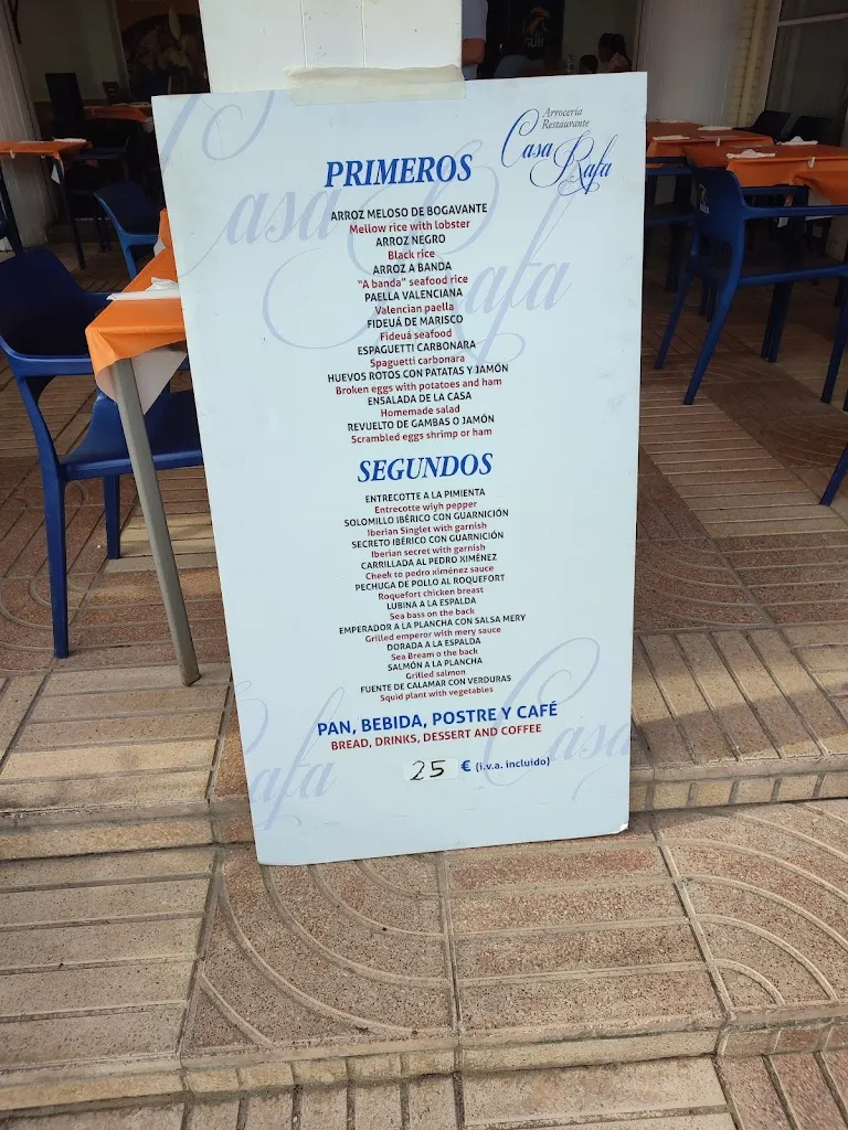 Menu_ARROCERIA RESTAURANTE CASA RAFA_Alboraya_image_1