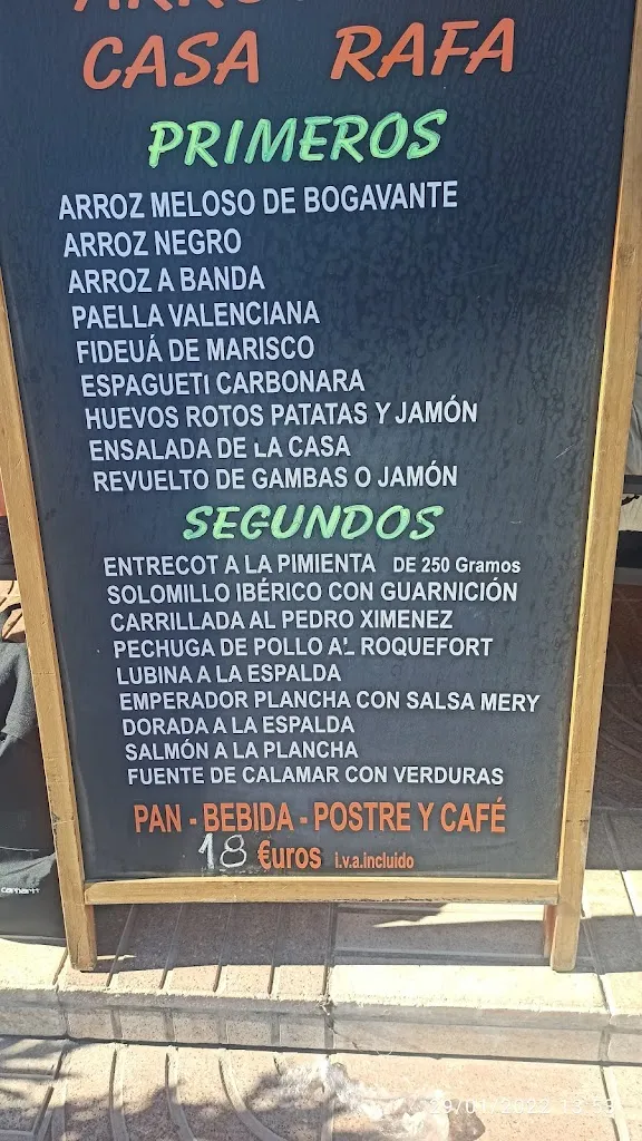 Menu_ARROCERIA RESTAURANTE CASA RAFA_Alboraya_image_4