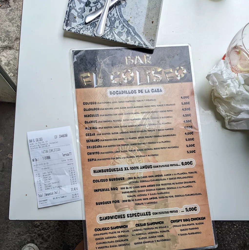 Bea Carbonell_BAR EL COLISEO_Alcúdia de Crespins l_review