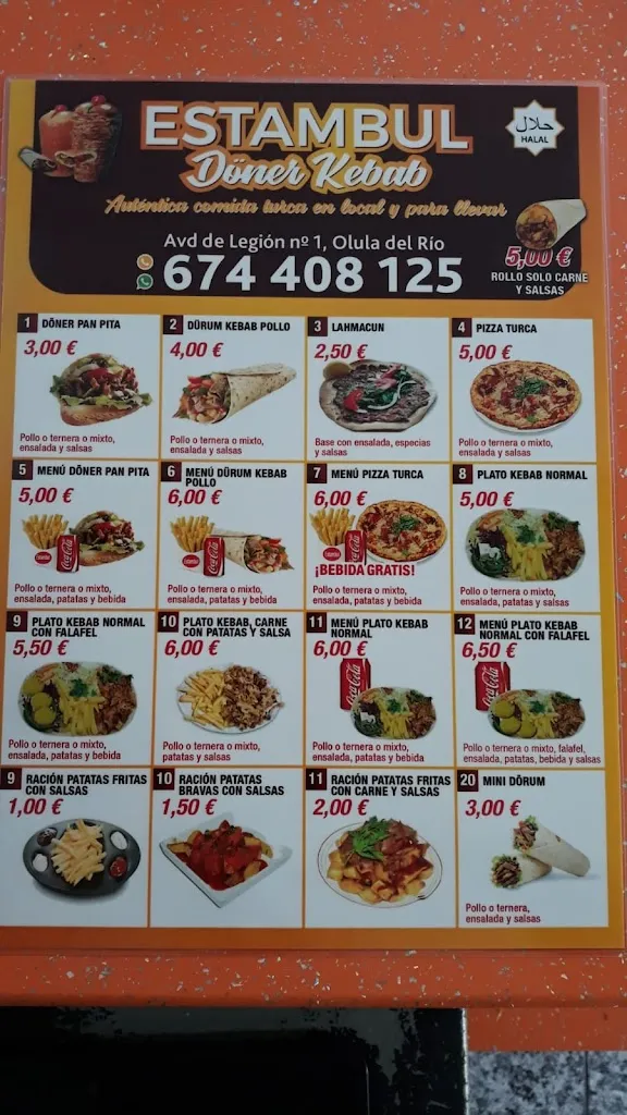 Menu_Estambul Döner Kebab Olula Del Río_Olula del Río_image_2
