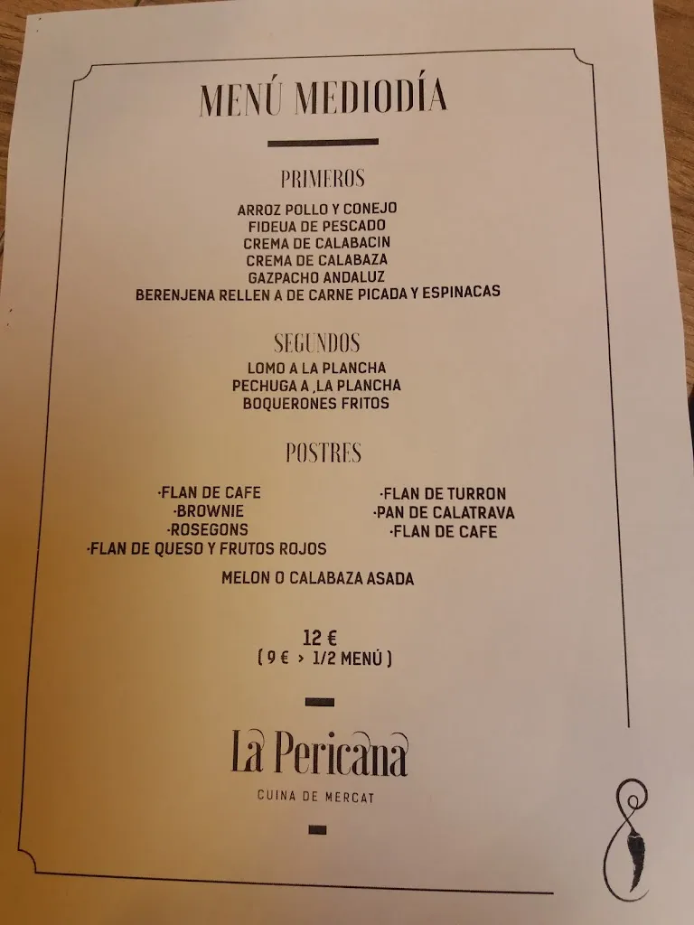 Menu_La Pericana_Alcoy_image_1