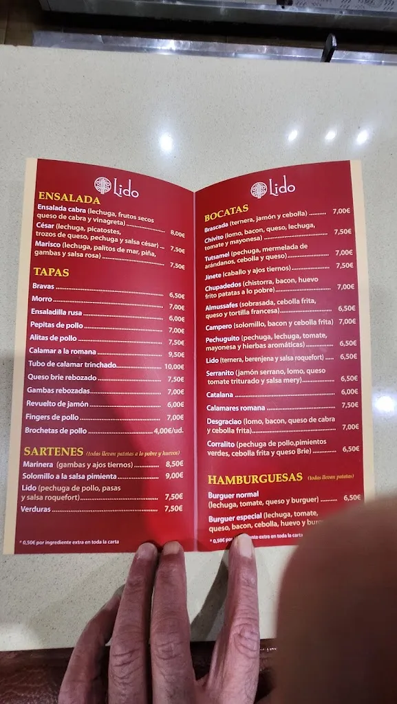 Menu_Cafeteria Lido_Alcàsser_image_1