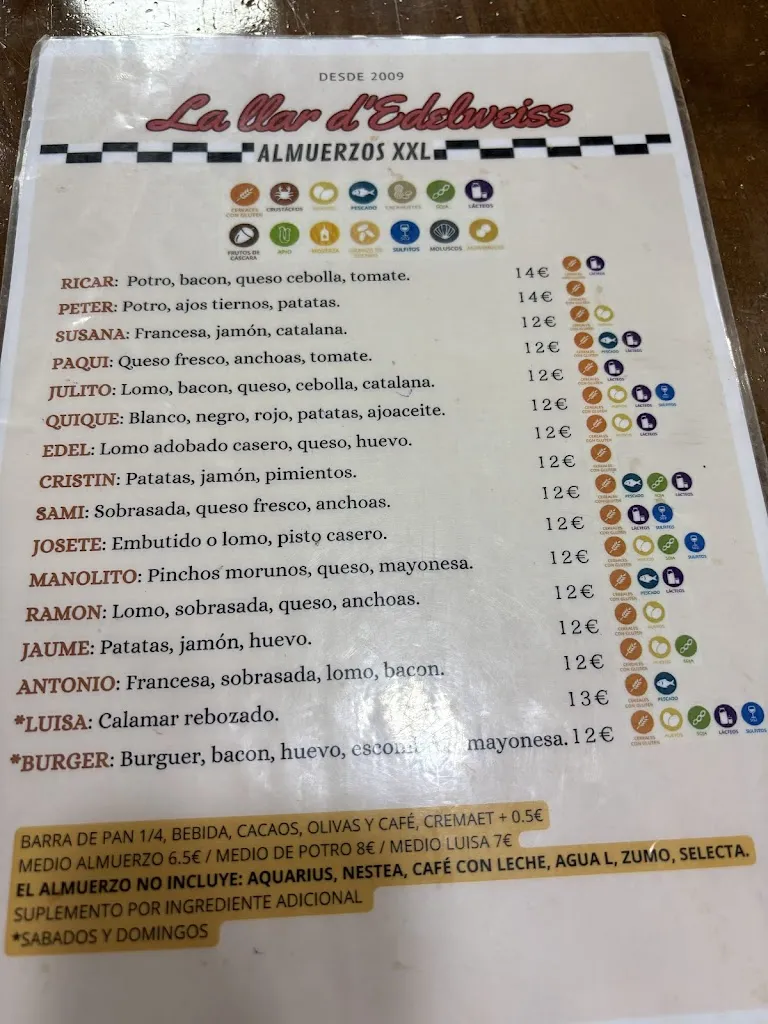 Menu_La Llar D'Edelweiss_Aldaia_image_1