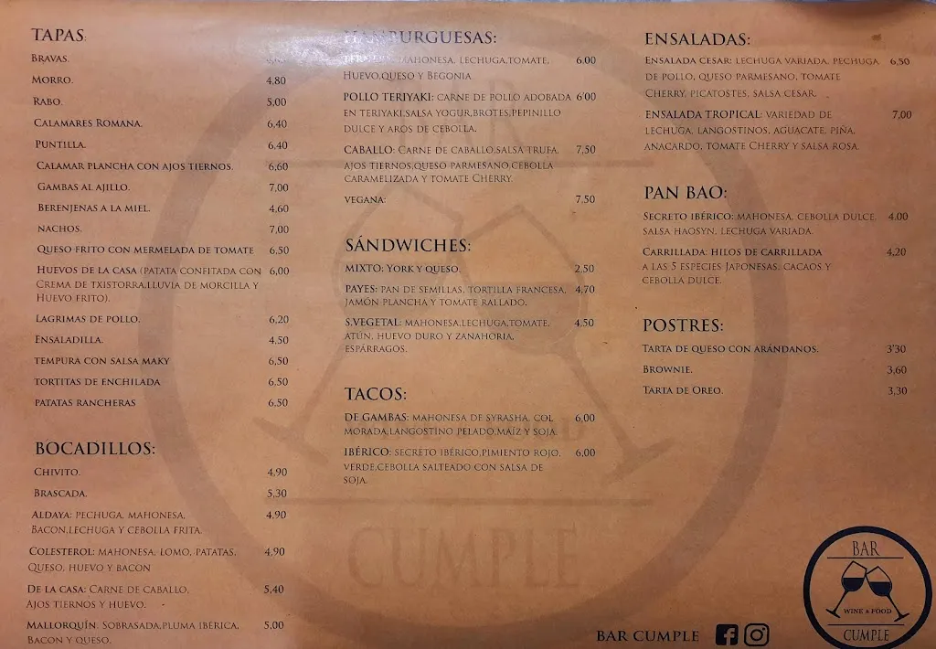 Menu_Bar Cumple_Aldaia_image_1