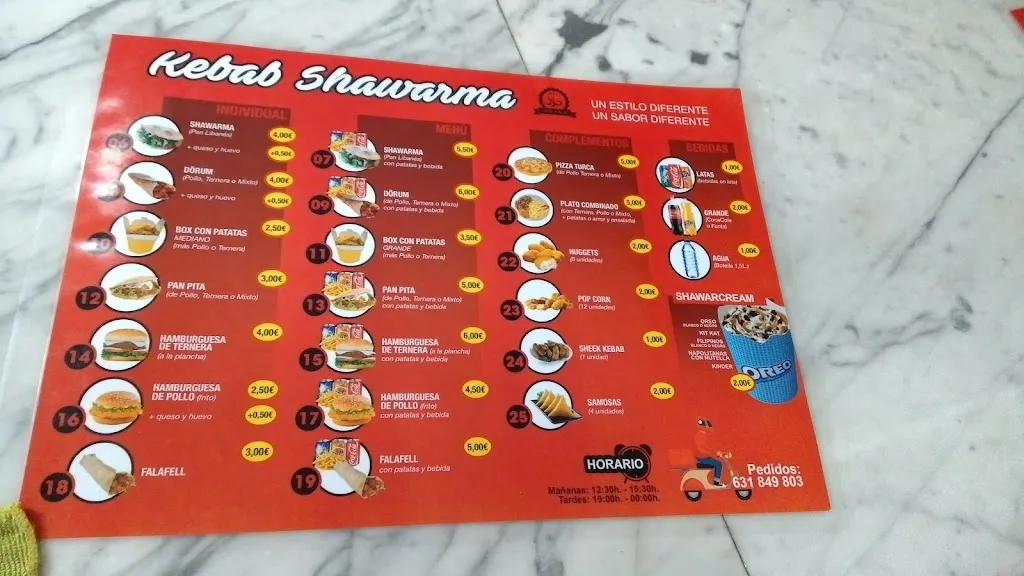 Menu_Kabab Shawarma_Olula del Río_image_1
