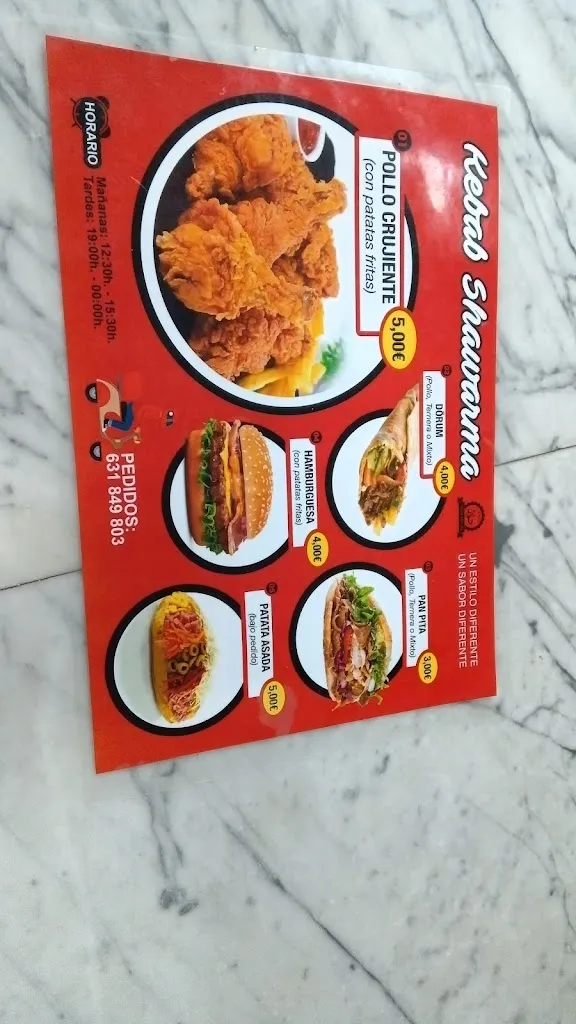 Menu_Kabab Shawarma_Olula del Río_image_3