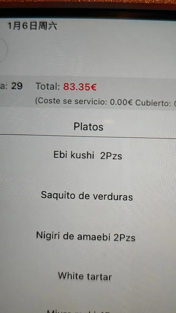 Menu_SushiTokyo Bonaire_Aldaia_image_1