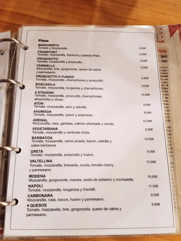 Menu_Restaurant El Arenal_Alcocéber_image_4