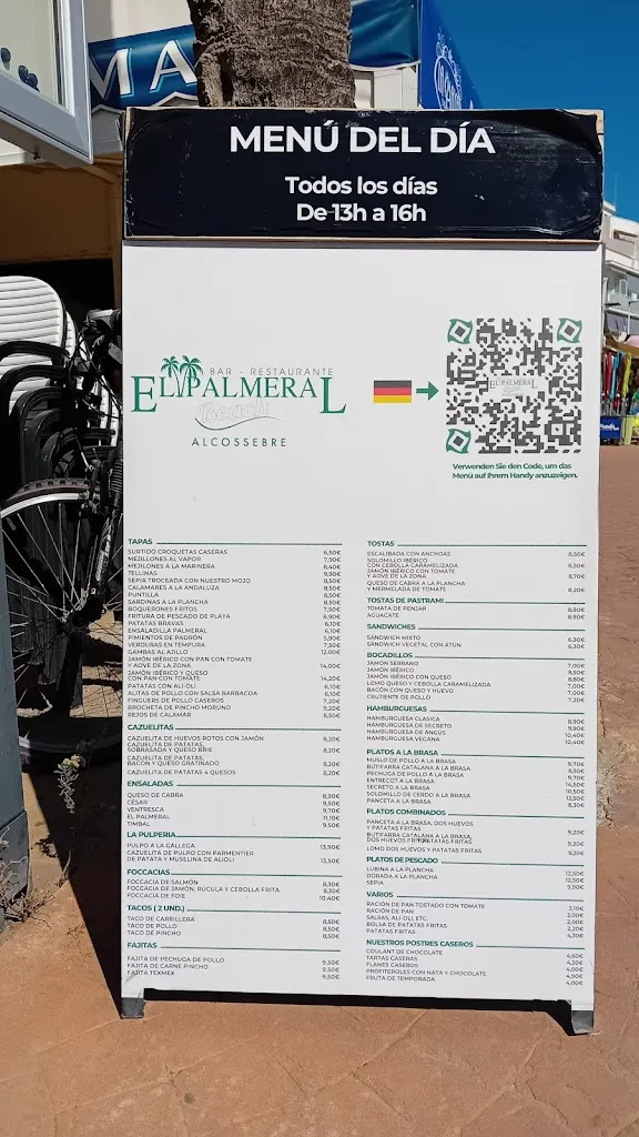 Menu_El Palmeral Beach_Alcocéber_image_1