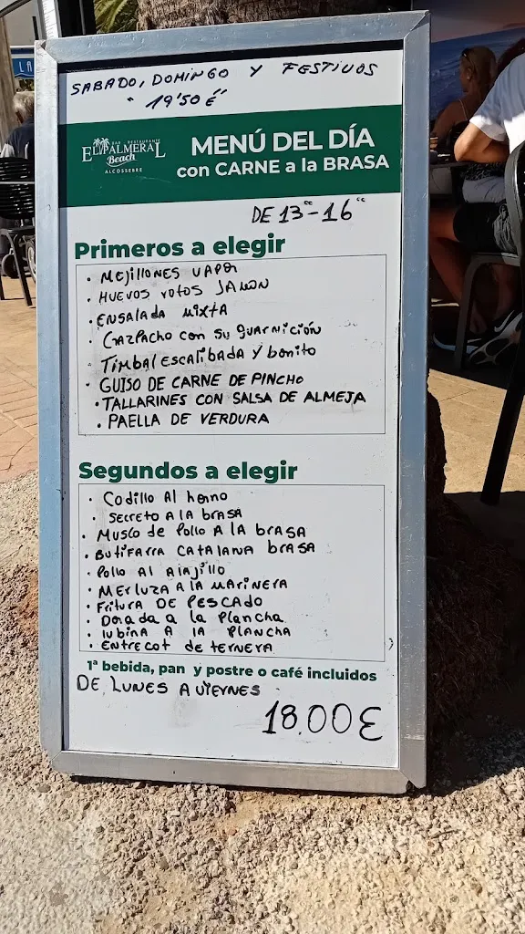 Menu_El Palmeral Beach_Alcocéber_image_2