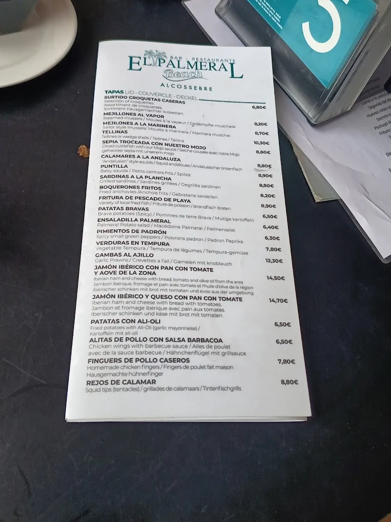 Menu_El Palmeral Beach_Alcocéber_image_4