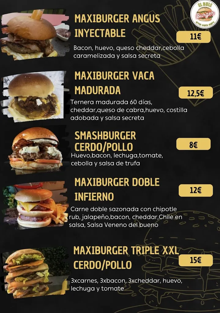 Menu_El Bule Burger_Olula del Río_image_4