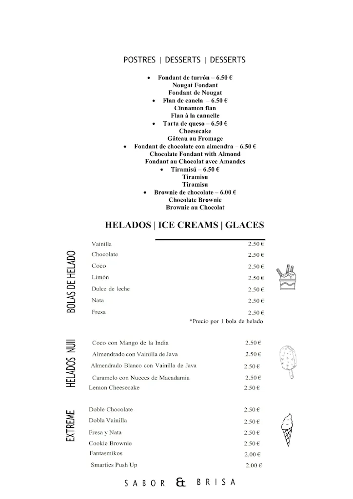 Menu_SABOR Y BRISA RESTAURANT_Alcocéber_image_1
