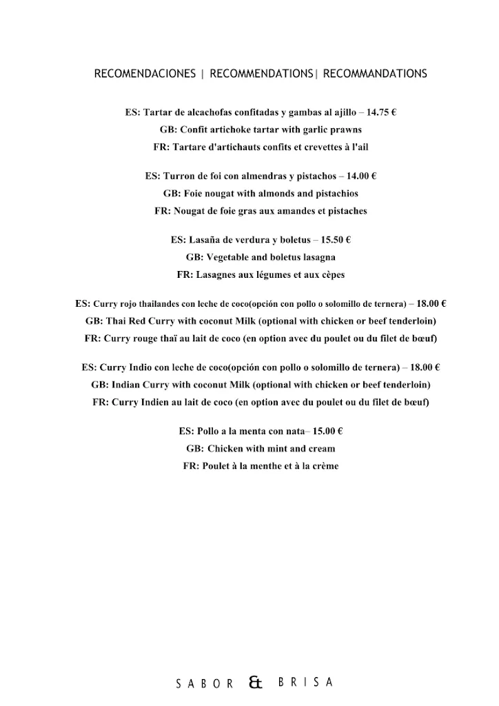 Menu_SABOR Y BRISA RESTAURANT_Alcocéber_image_4