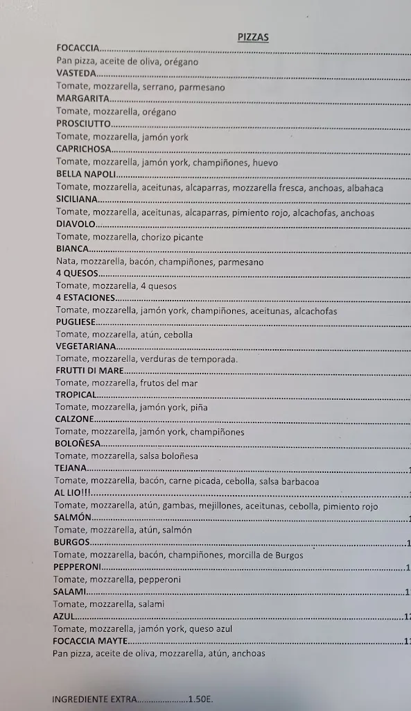 Menu_Alío Italy_Alcocéber_image_1