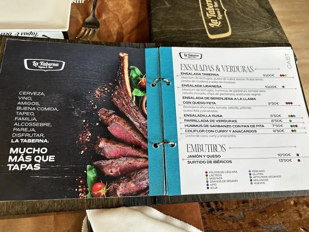 Menu_Bar La Taberna_Alcocéber_image_3