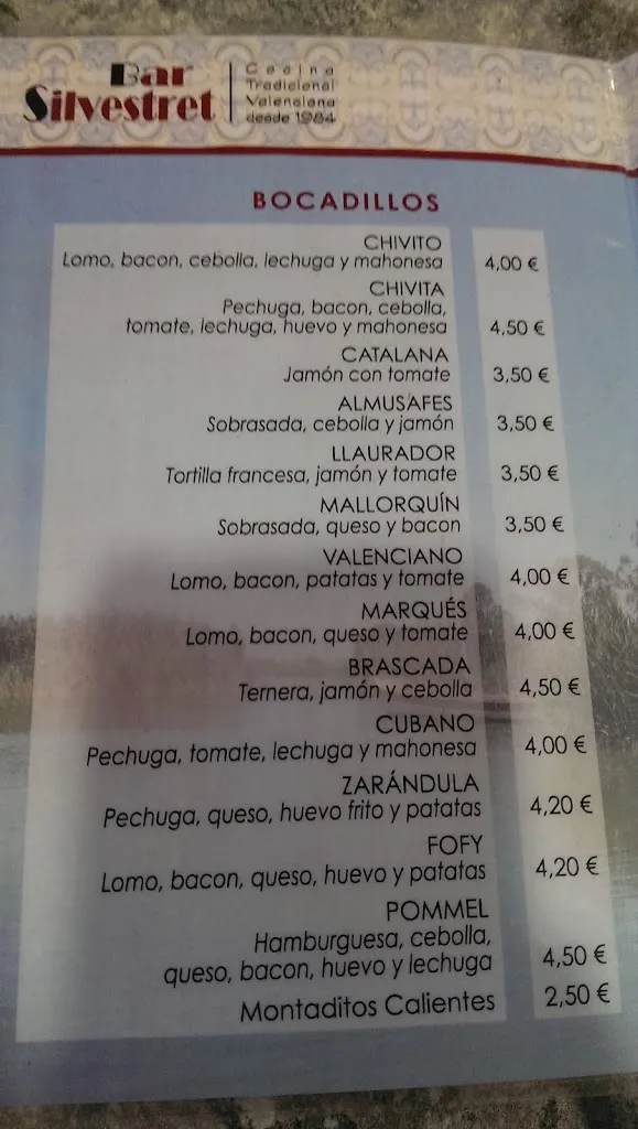 Menu_Bar Silvestret_Alfara del Patriarca_image_2