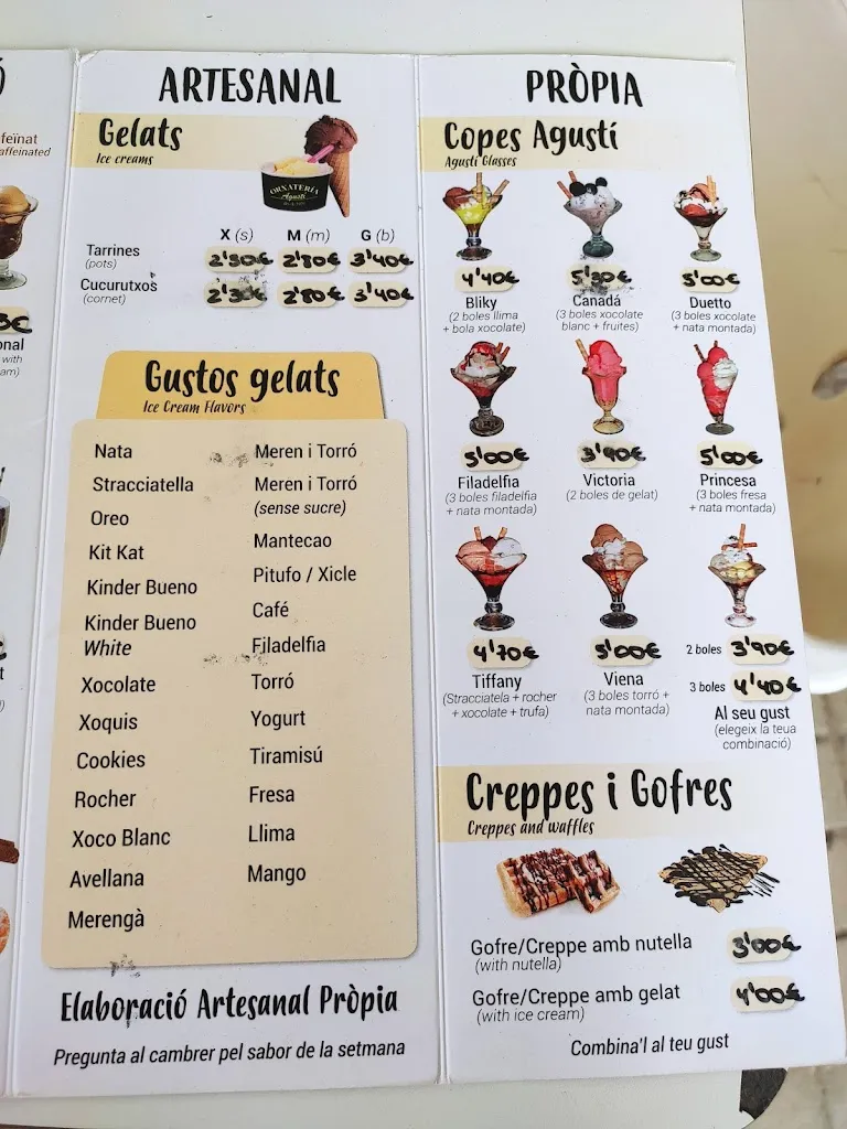 Menu_Orxateria Agustí_Alfara del Patriarca_image_1