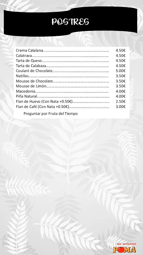 Menu_Bar Restaurant Poma_Almoines_immagine_4
