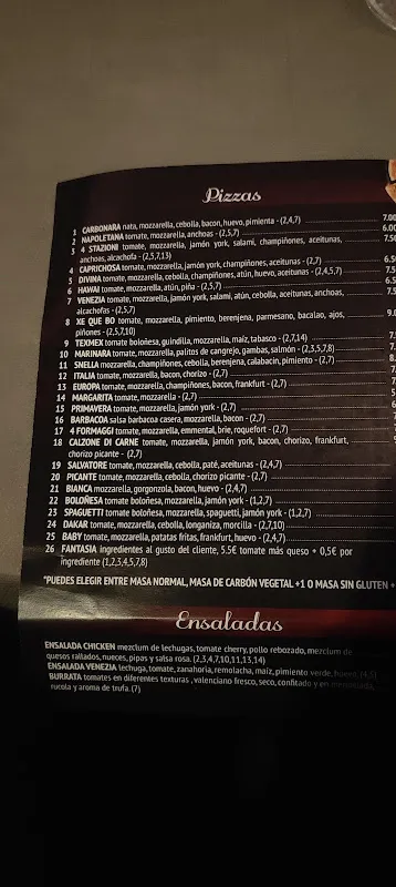 Menu_Restaurant Pizzeria Ristorante Venezia_Alginet_image_1