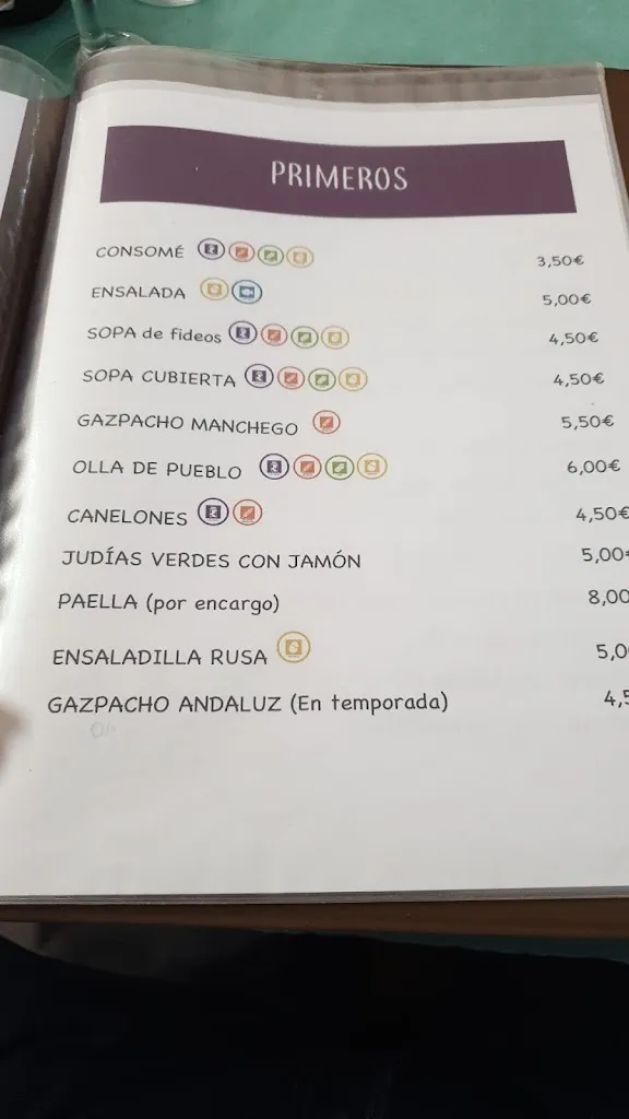 Menu_Bar restaurante La Hoz_Alpuente_image_3