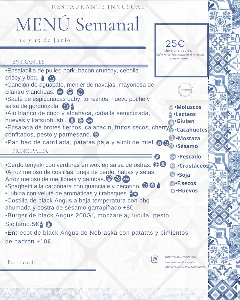 Menu_Restaurante Innusual_Almussafes_immagine_1