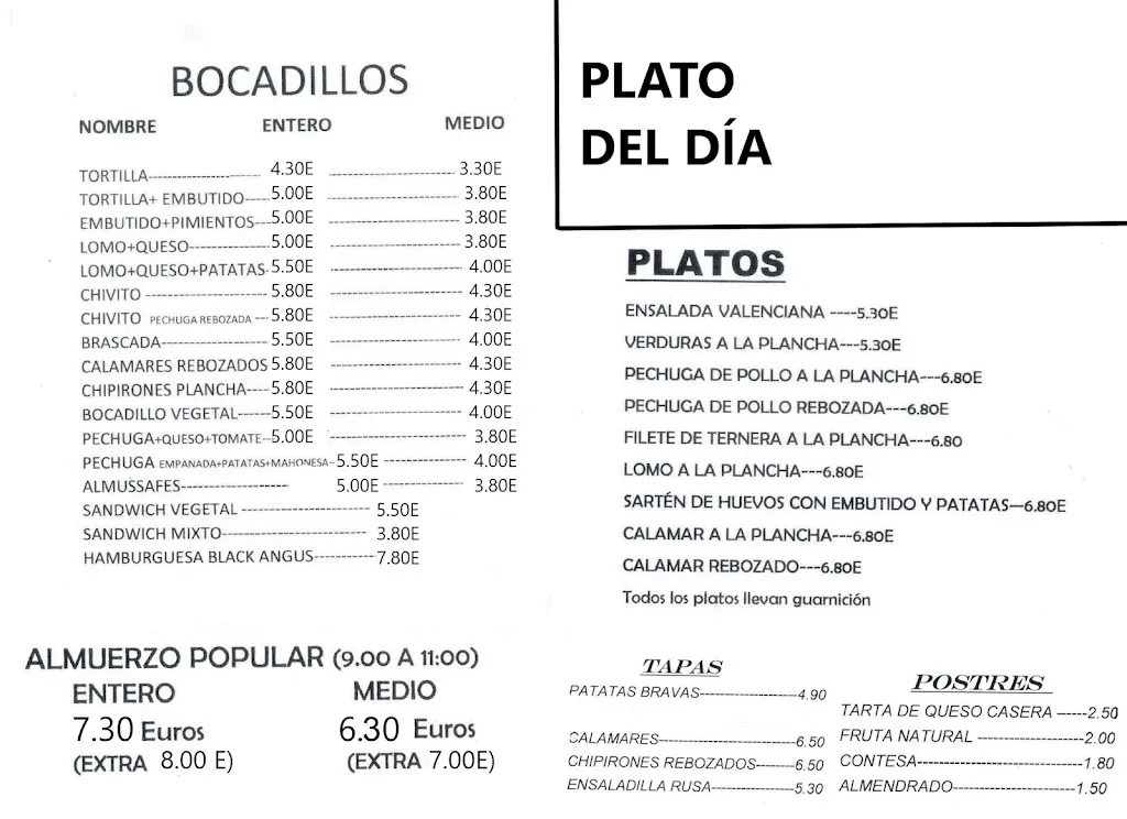 Menu_RESTAURANTE LA FACTORÍA_Almussafes_image_1