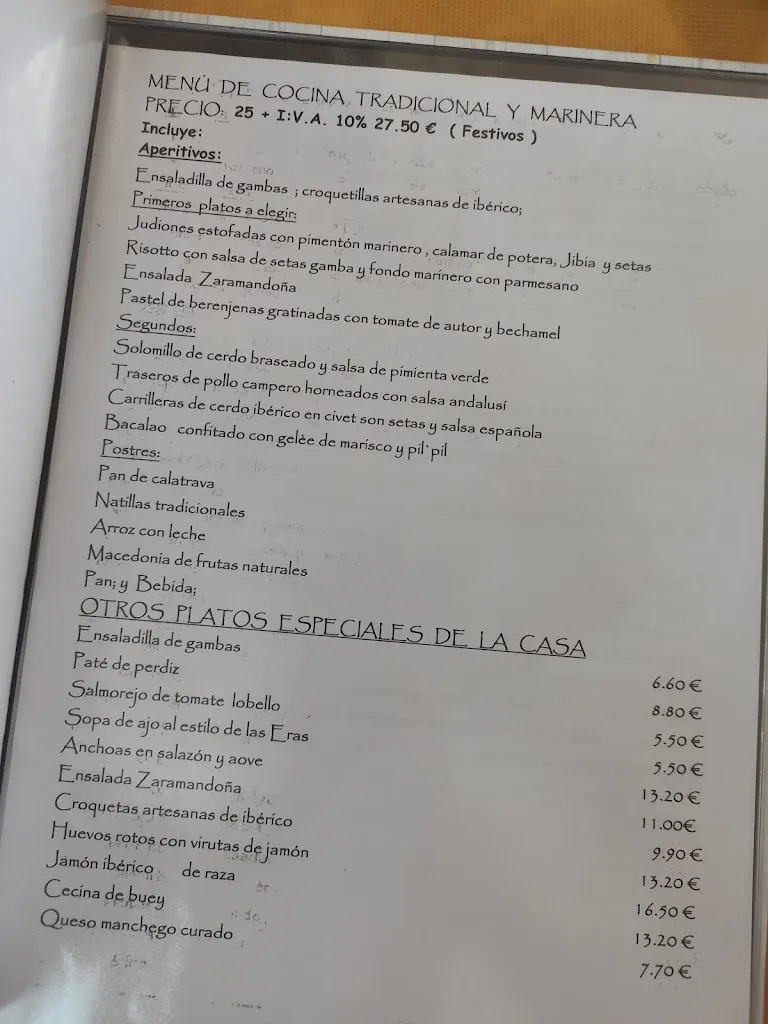 Menu_Las Eras Antonio Gázquez_Tabernas_immagine_3