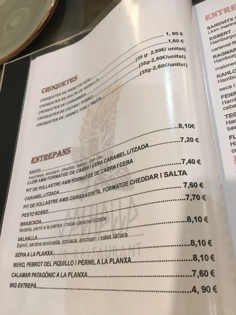 Menu_Bar Restaurante Valhalla_Algemesí_immagine_4