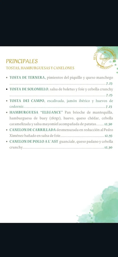 Menu_Bar-Restaurante El Manantial_Algemesí_image_3