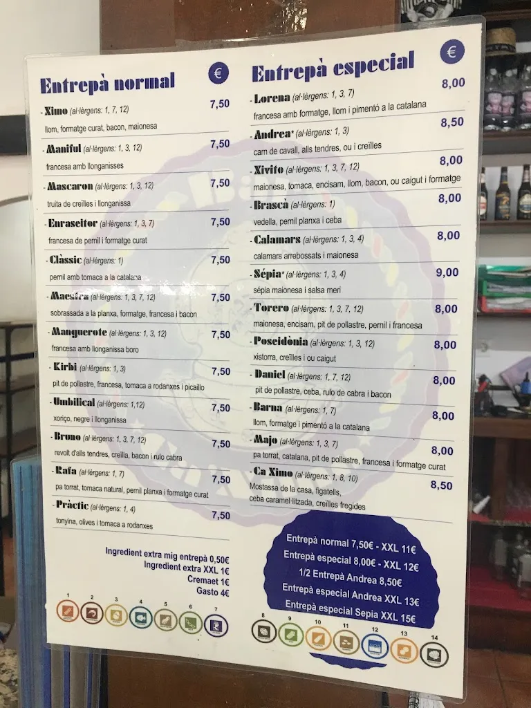 Menu_Bar Ca Ximo_Algemesí_immagine_3