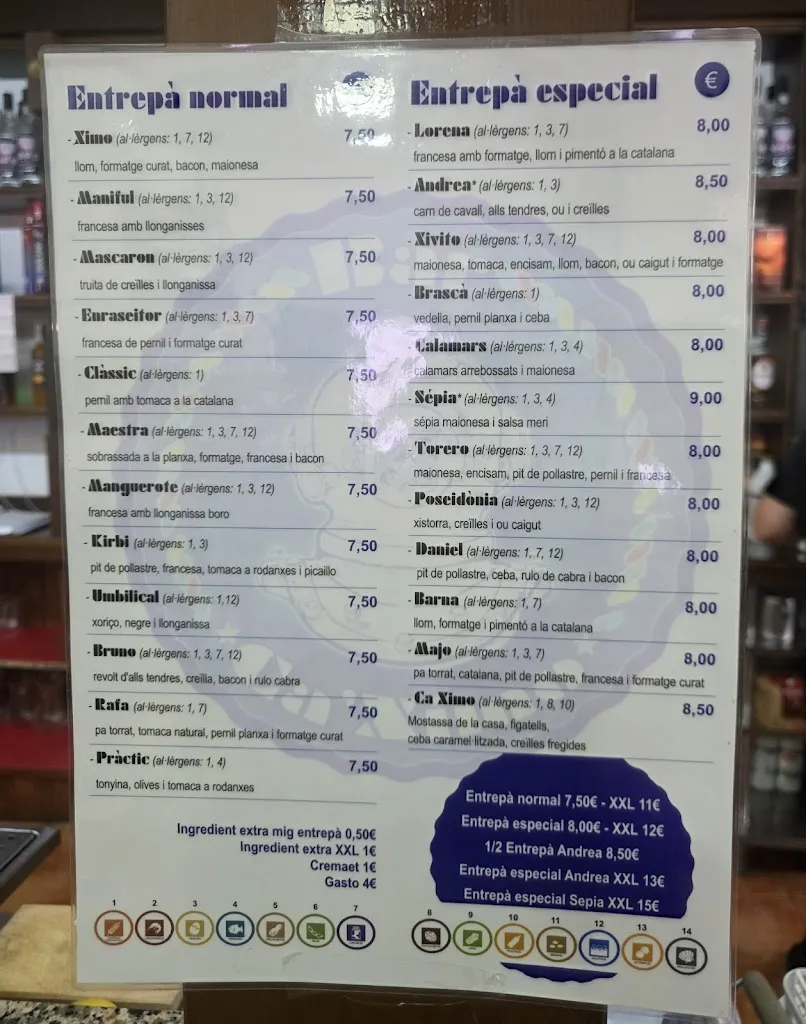 Menu_Bar Ca Ximo_Algemesí_immagine_4