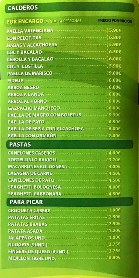Menu_Vázquez Comidas Para Llevar_Algemesí_image_2