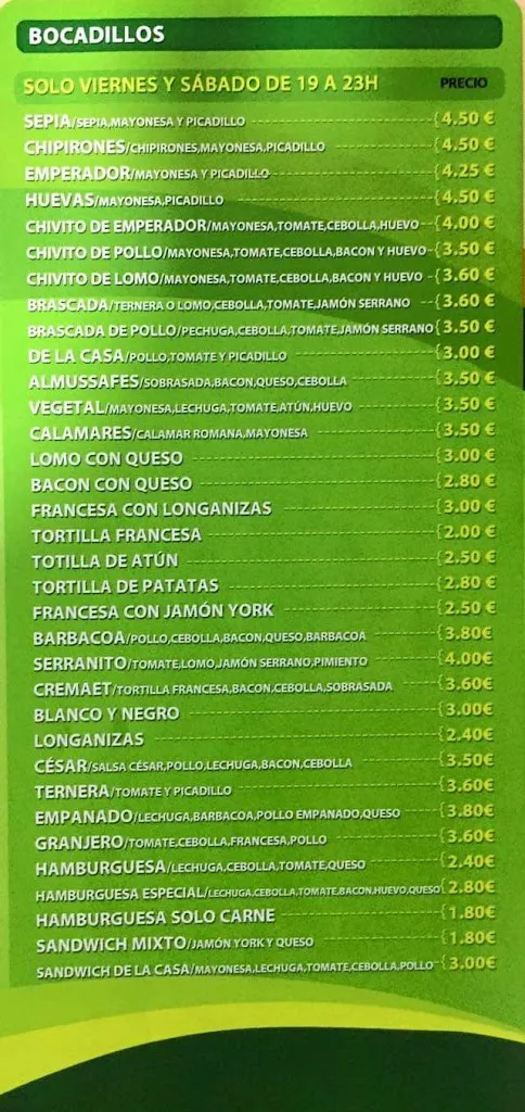 Menu_Vázquez Comidas Para Llevar_Algemesí_image_3