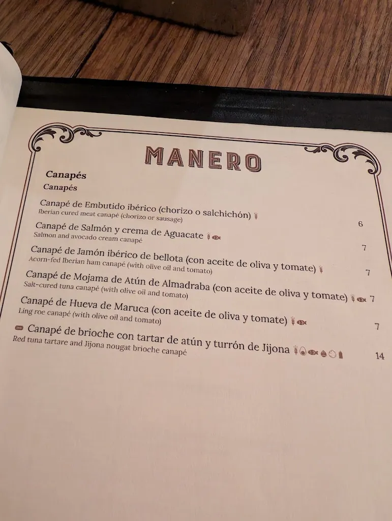 Menu_Manero Alicante - Manero Mollá_Alicante_image_2