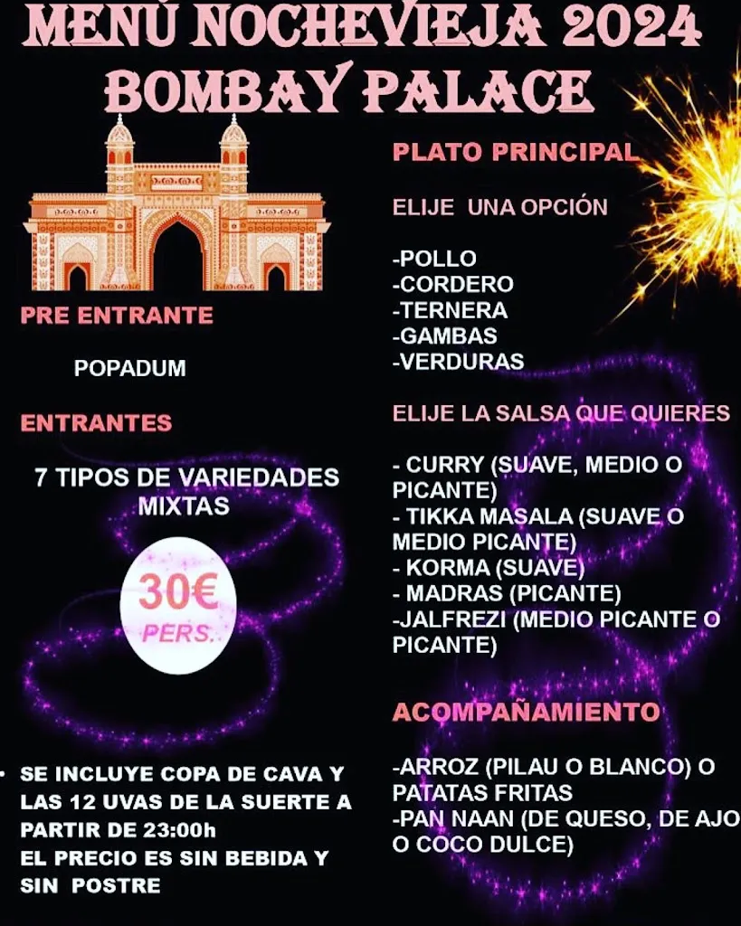 Menu_Bombay Palace Indian Restaurant_Alicante_image_2